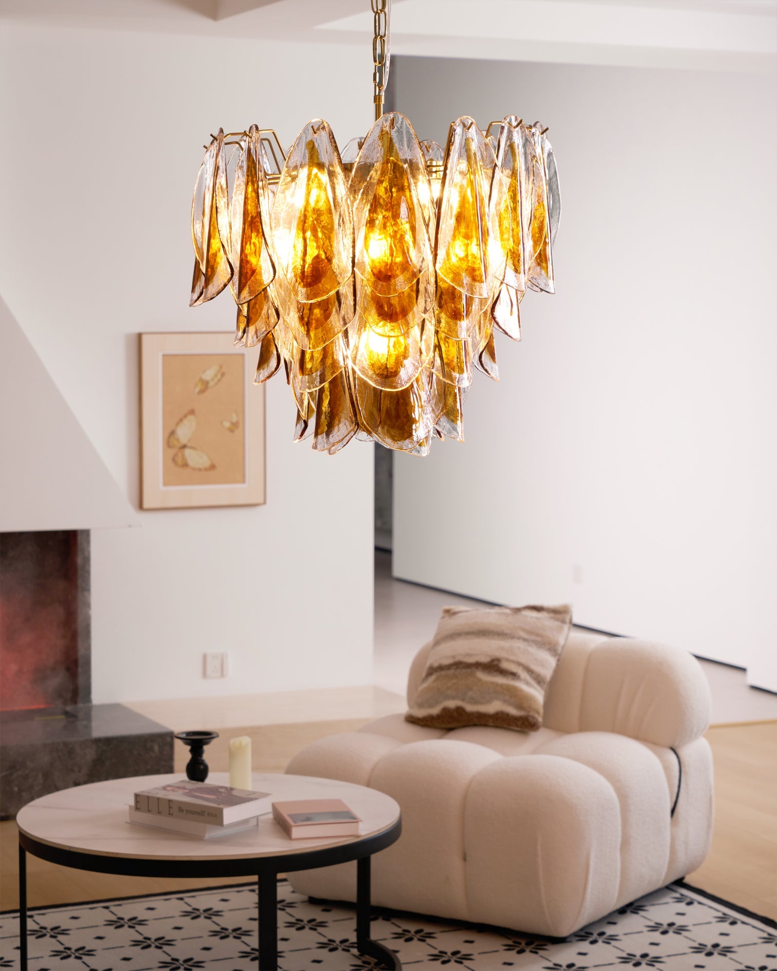 WINTERBOURNE CRYSTAL DRUM CHANDELIER
