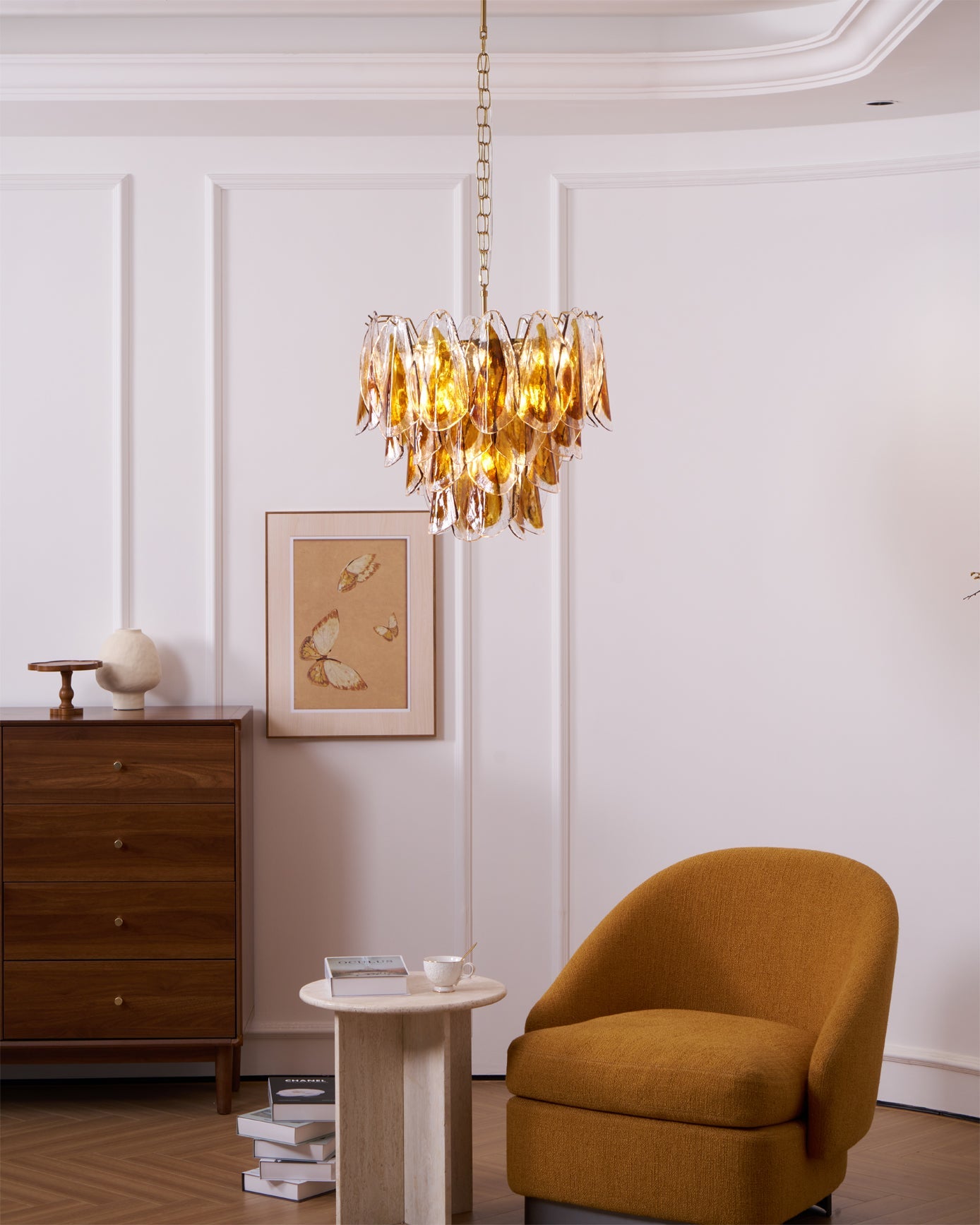 WINTERBOURNE CRYSTAL DRUM CHANDELIER
