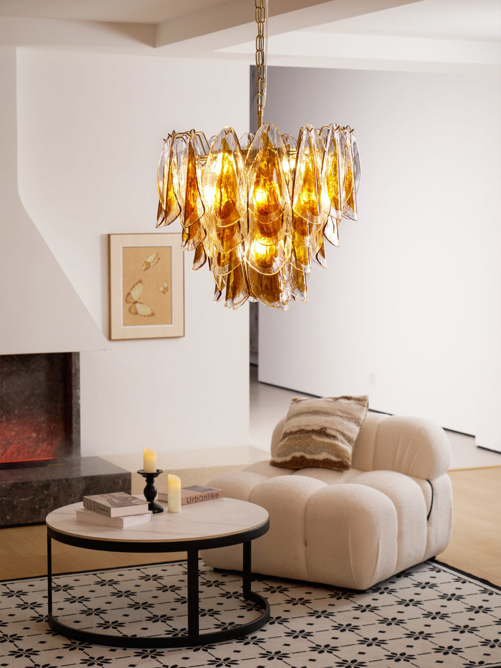 WINTERBOURNE CRYSTAL DRUM CHANDELIER