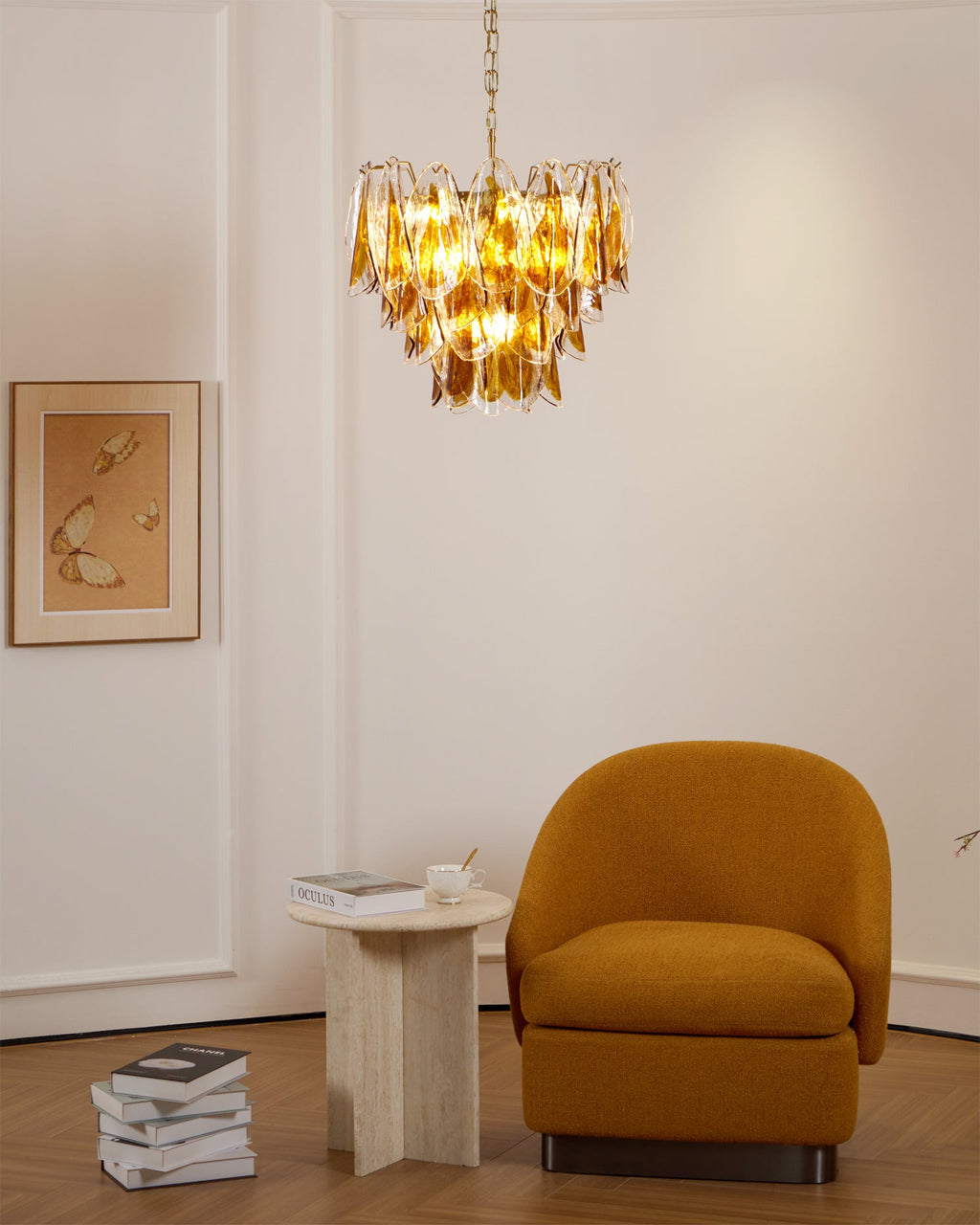WINTERBOURNE CRYSTAL DRUM CHANDELIER