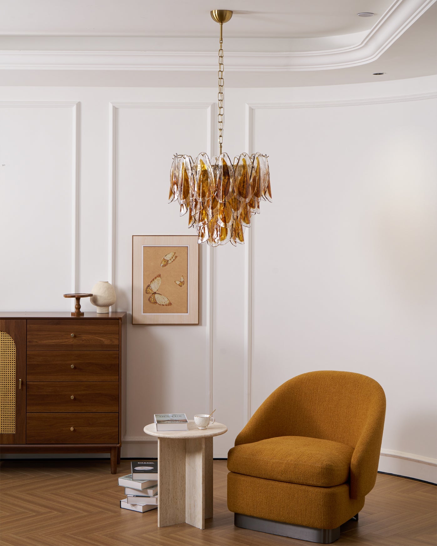 WINTERBOURNE CRYSTAL DRUM CHANDELIER