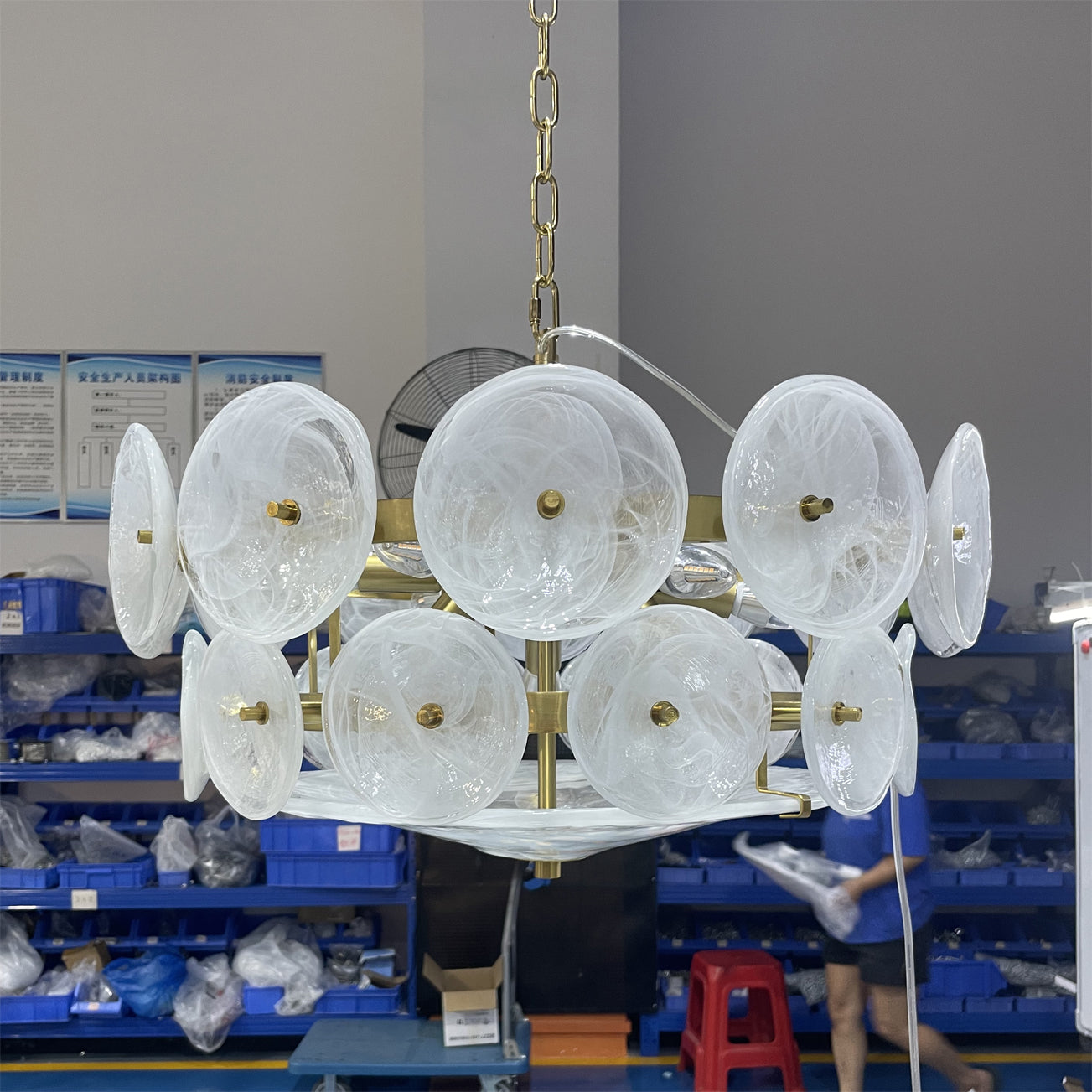 Ravenswood Crystal Cascade Luminaire