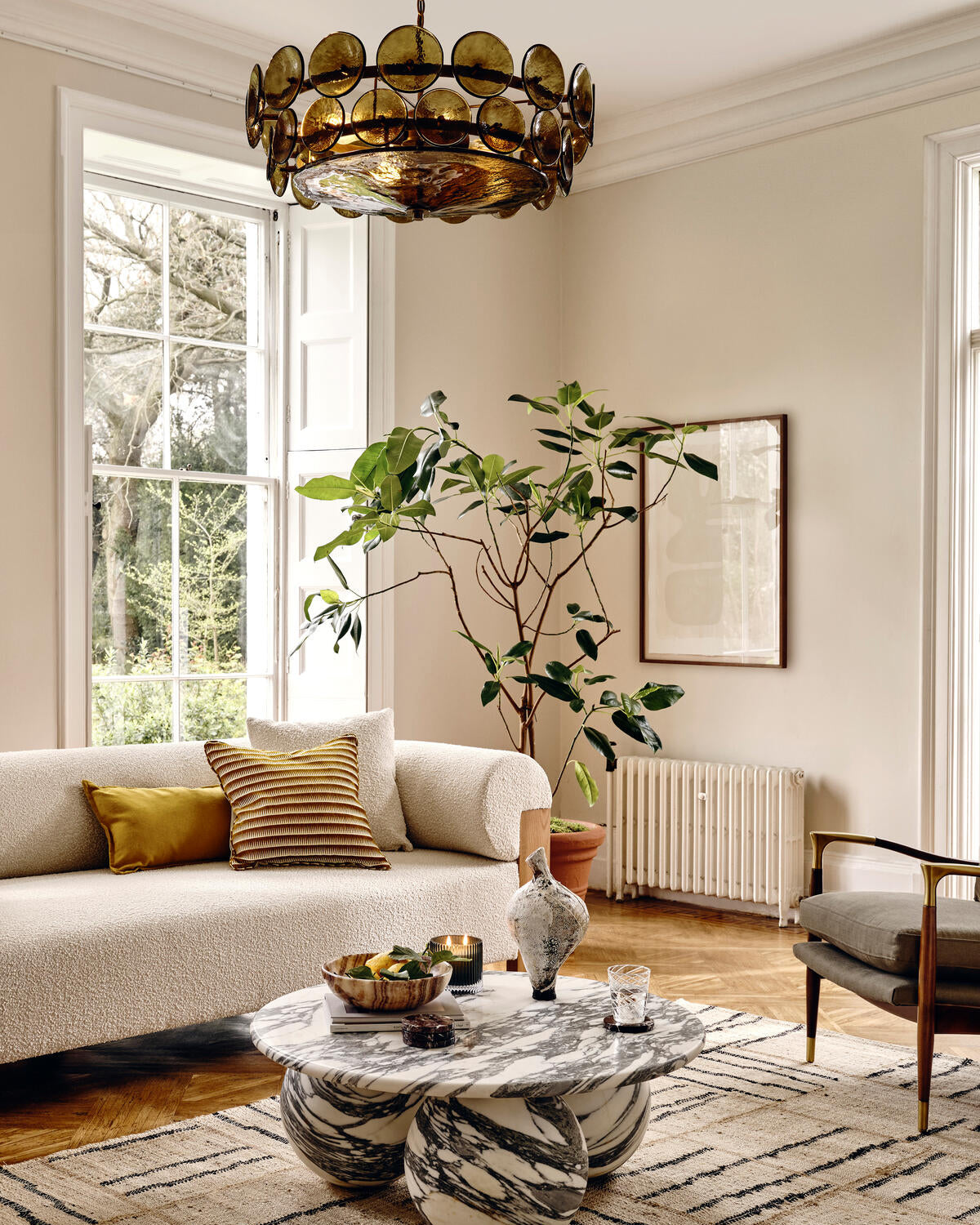 Ravenswood Crystal Cascade Luminaire