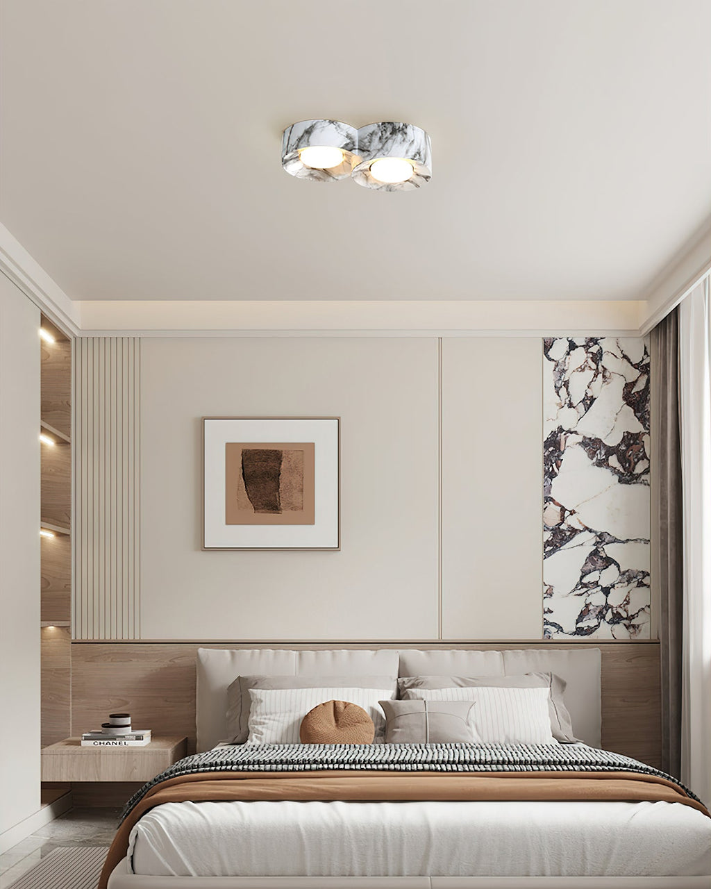 WILLOUGHBY HORIZON FLUSH MOUNT LIGHT