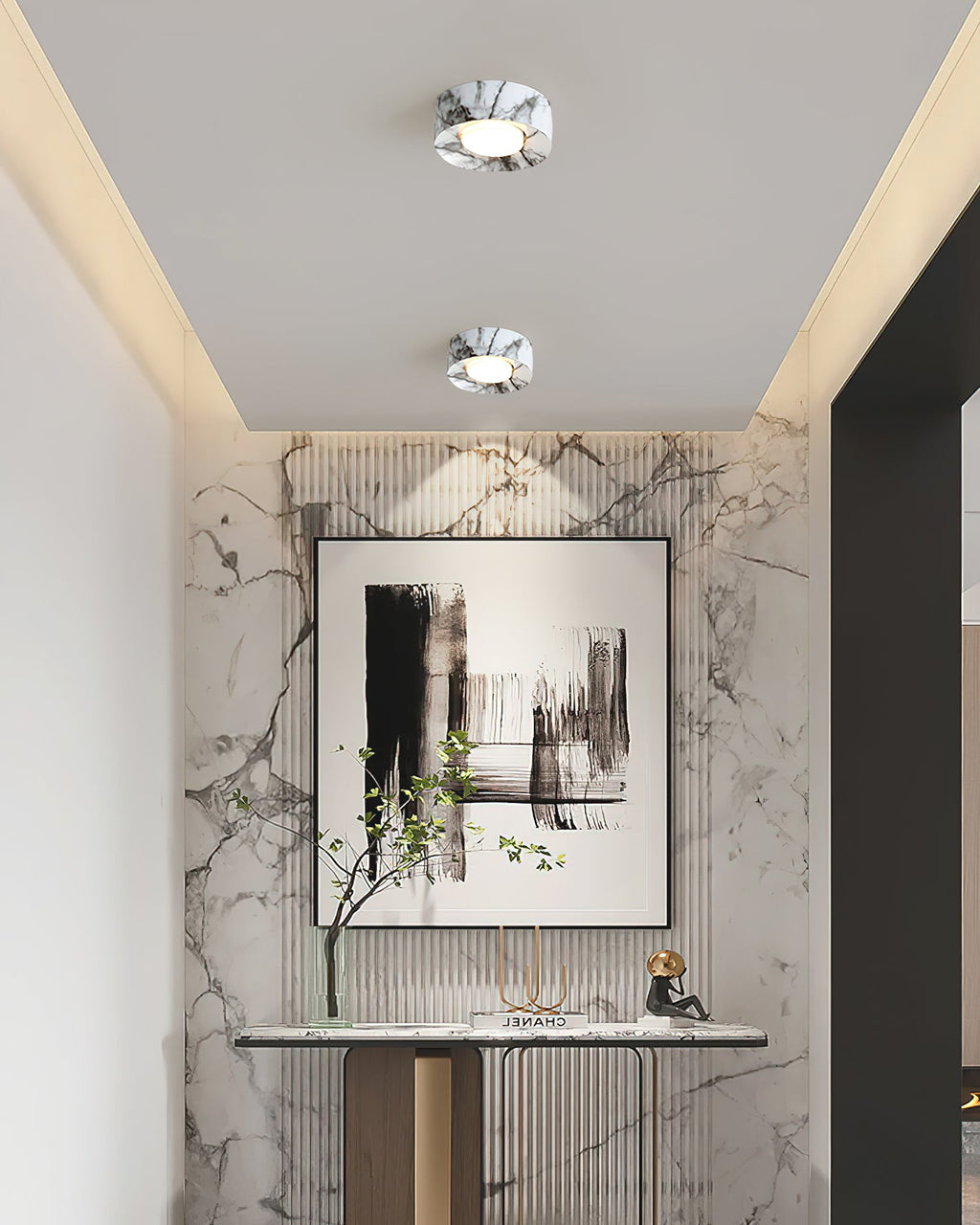 WILLOUGHBY HORIZON FLUSH MOUNT LIGHT