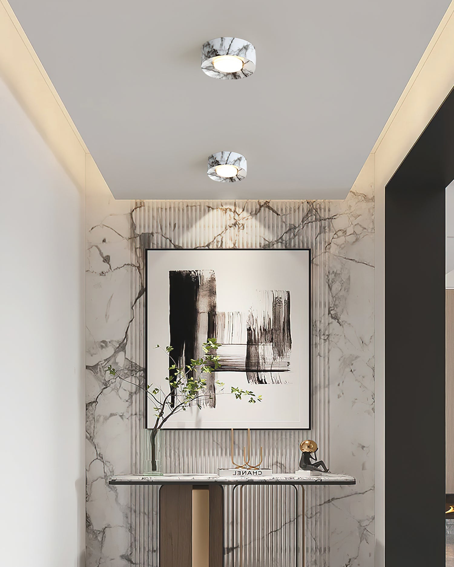WILLOUGHBY HORIZON FLUSH MOUNT LIGHT