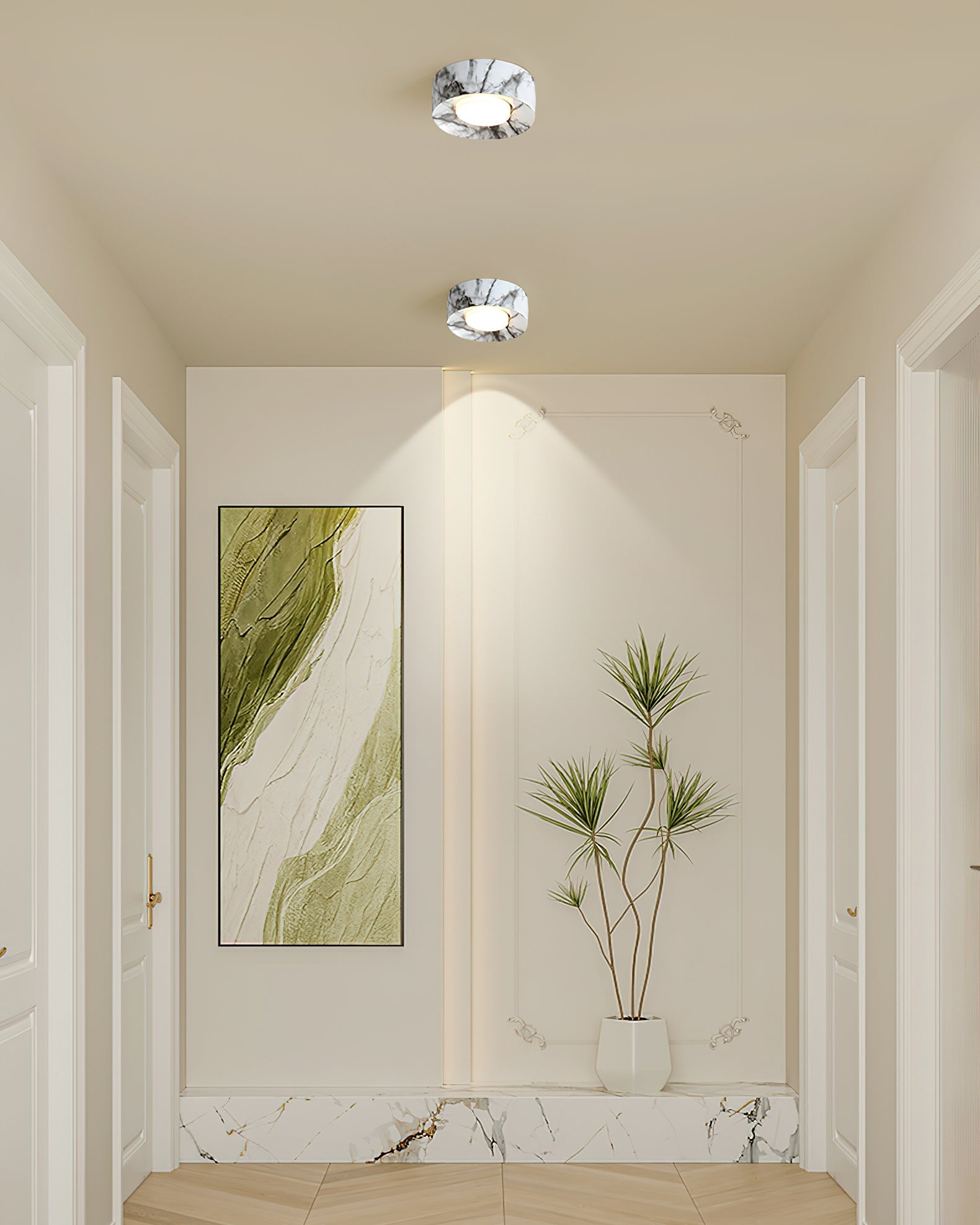WILLOUGHBY HORIZON FLUSH MOUNT LIGHT