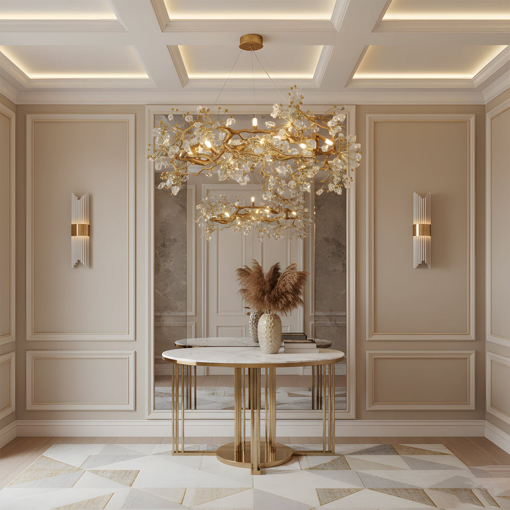 WINTHROP CRYSTAL DROP LIGHTING FIXTURE