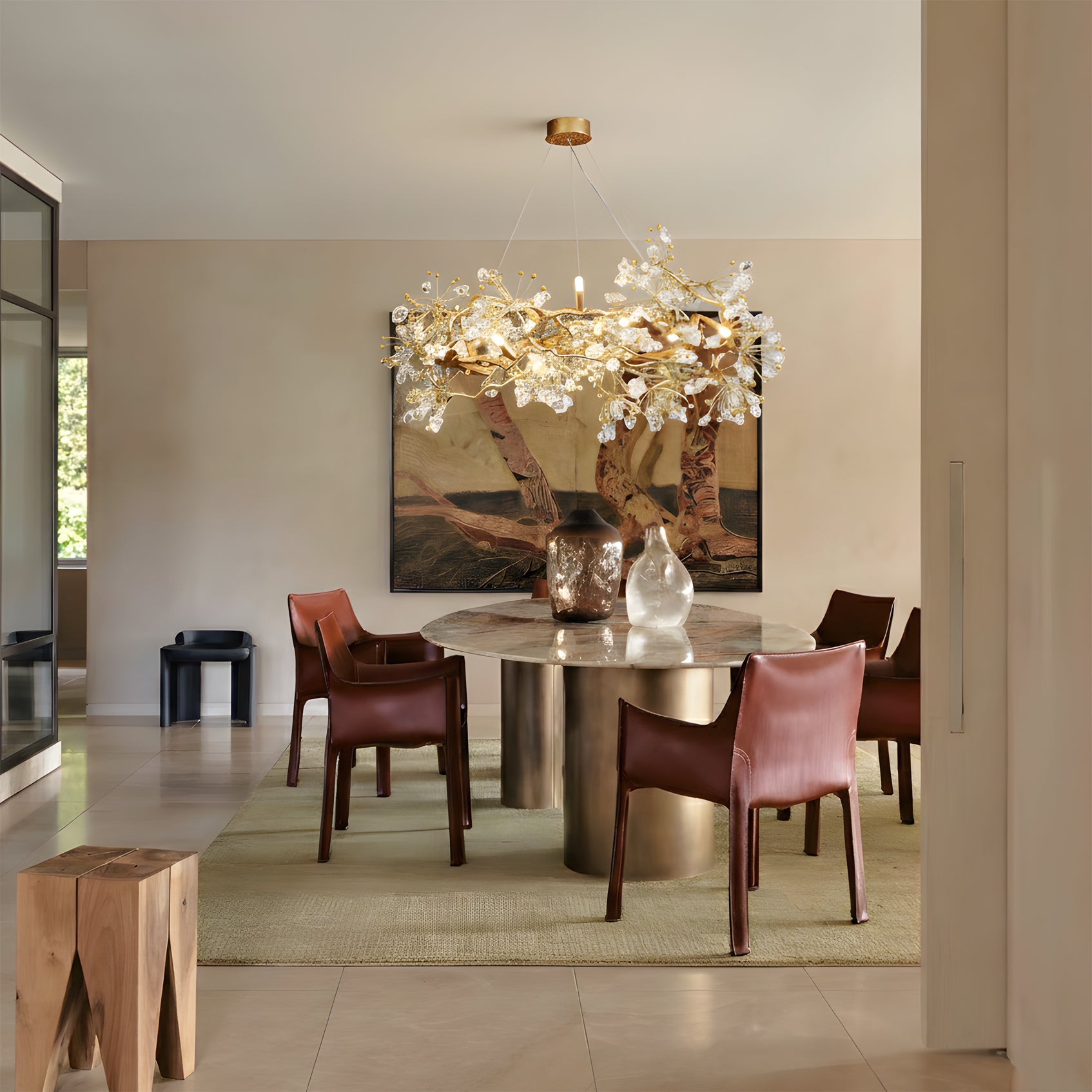 WINTHROP CRYSTAL DROP LIGHTING FIXTURE