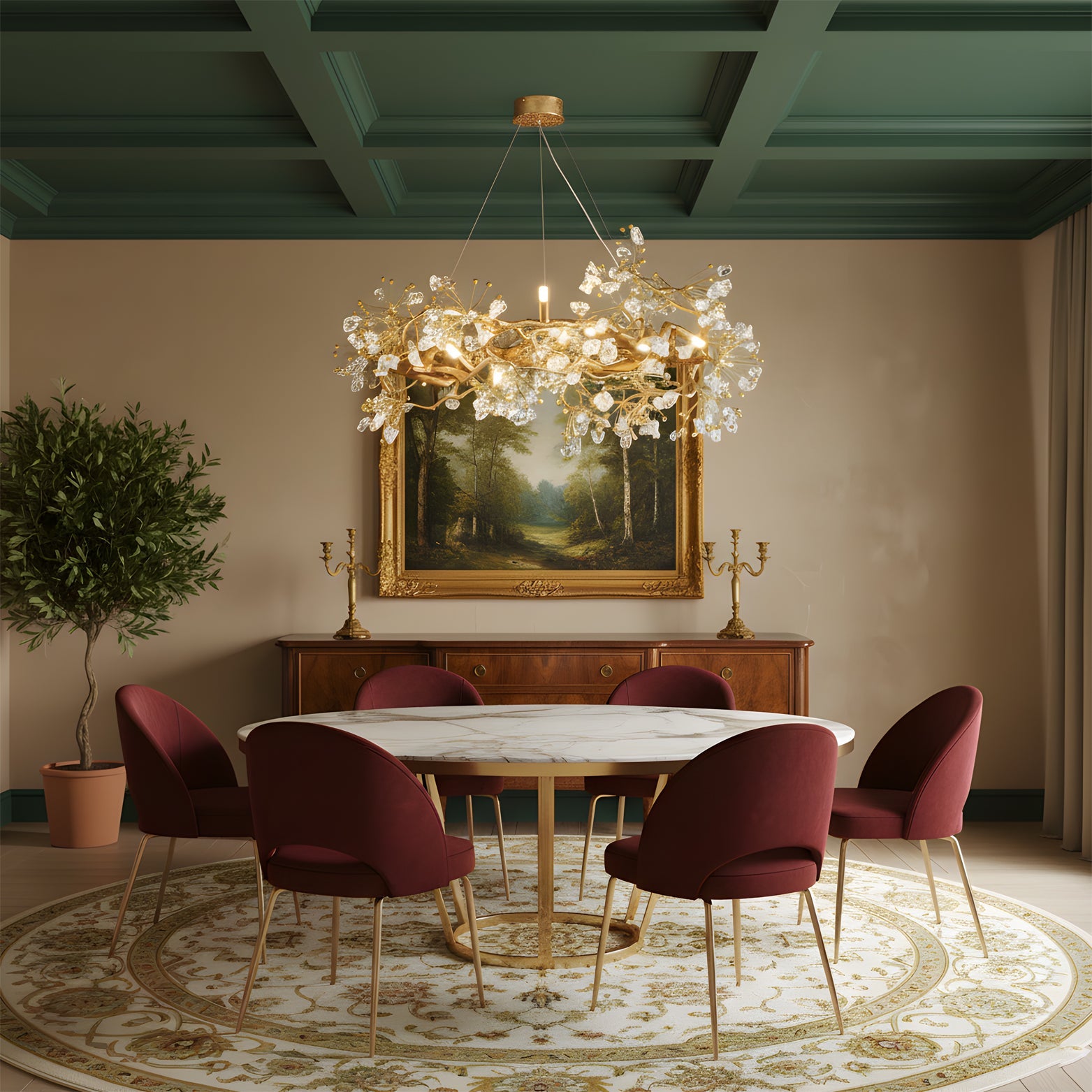 WINTHROP CRYSTAL DROP LIGHTING FIXTURE