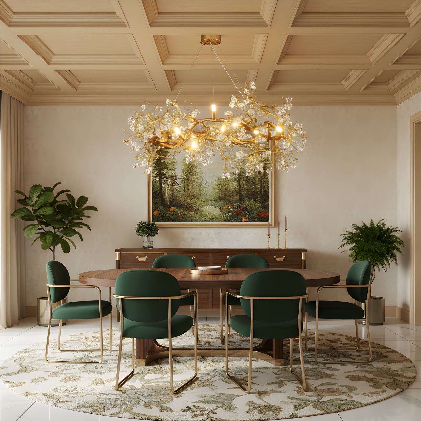 WINTHROP CRYSTAL DROP LIGHTING FIXTURE