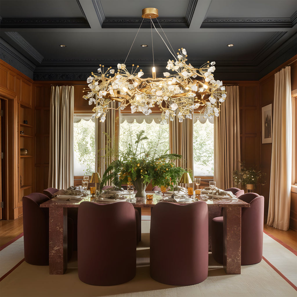 WINTHROP CRYSTAL DROP LIGHTING FIXTURE