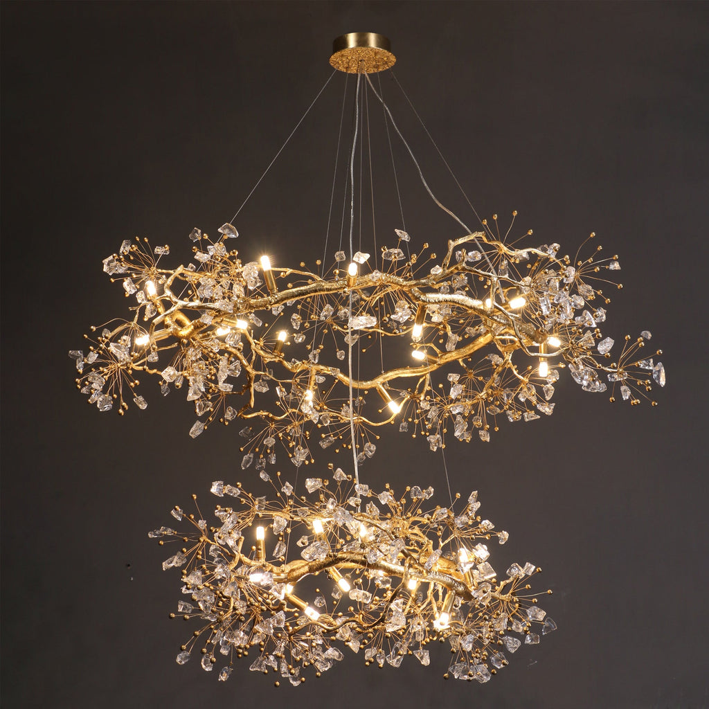 WINTHROP CRYSTAL DROP LIGHTING FIXTURE