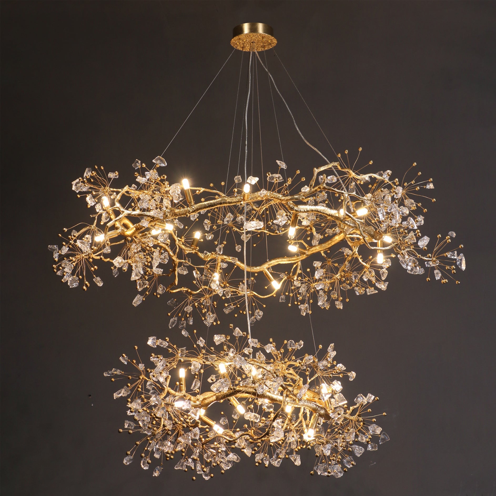 WINTHROP CRYSTAL DROP LIGHTING FIXTURE
