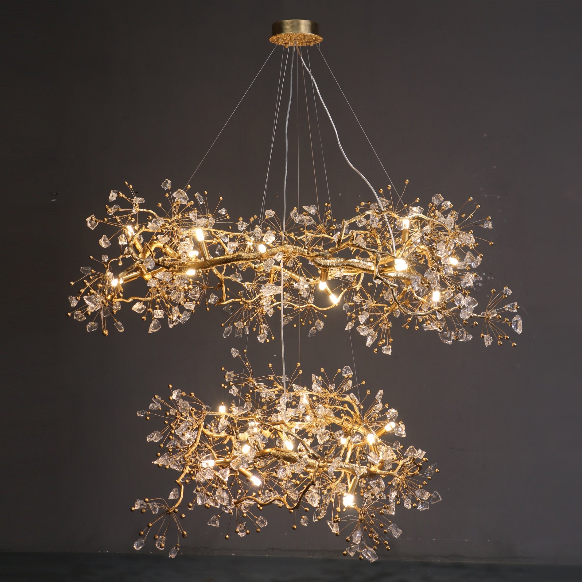 WINTHROP CRYSTAL DROP LIGHTING FIXTURE