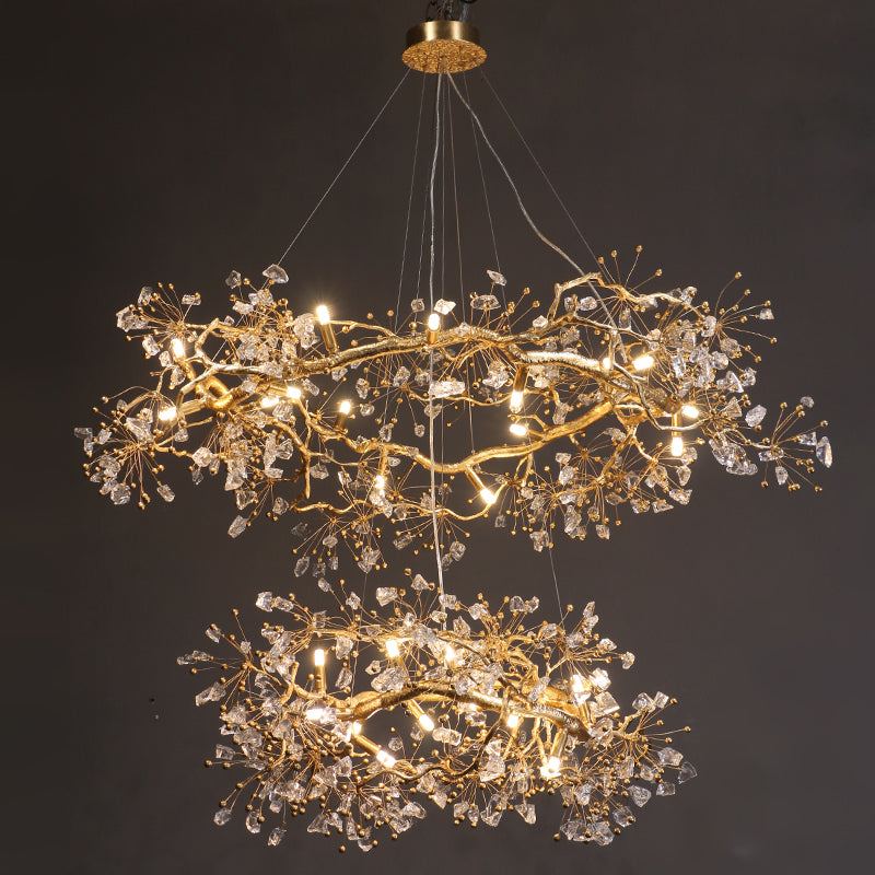 WINTHROP CRYSTAL DROP LIGHTING FIXTURE