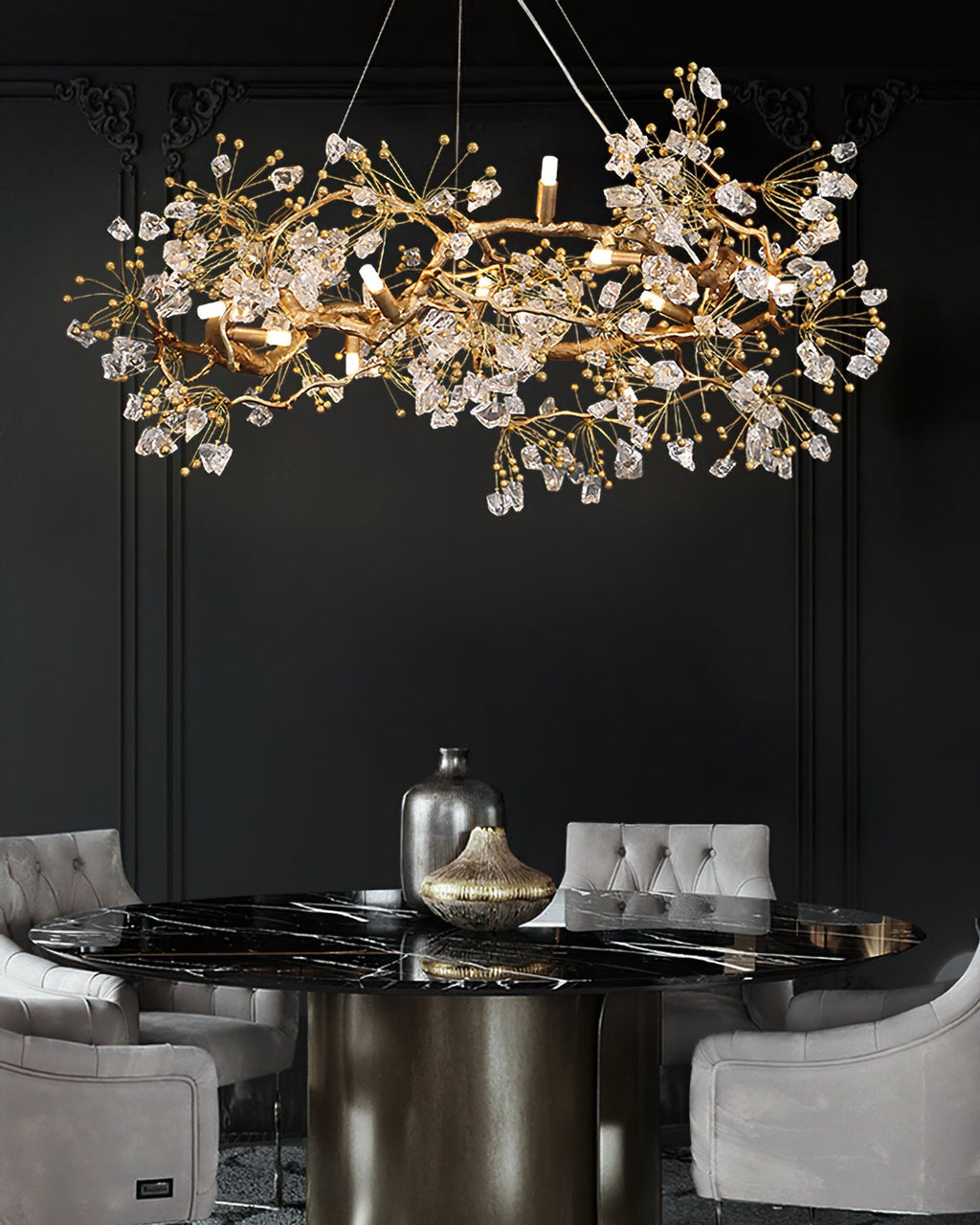 WINTHROP CRYSTAL DROP LIGHTING FIXTURE