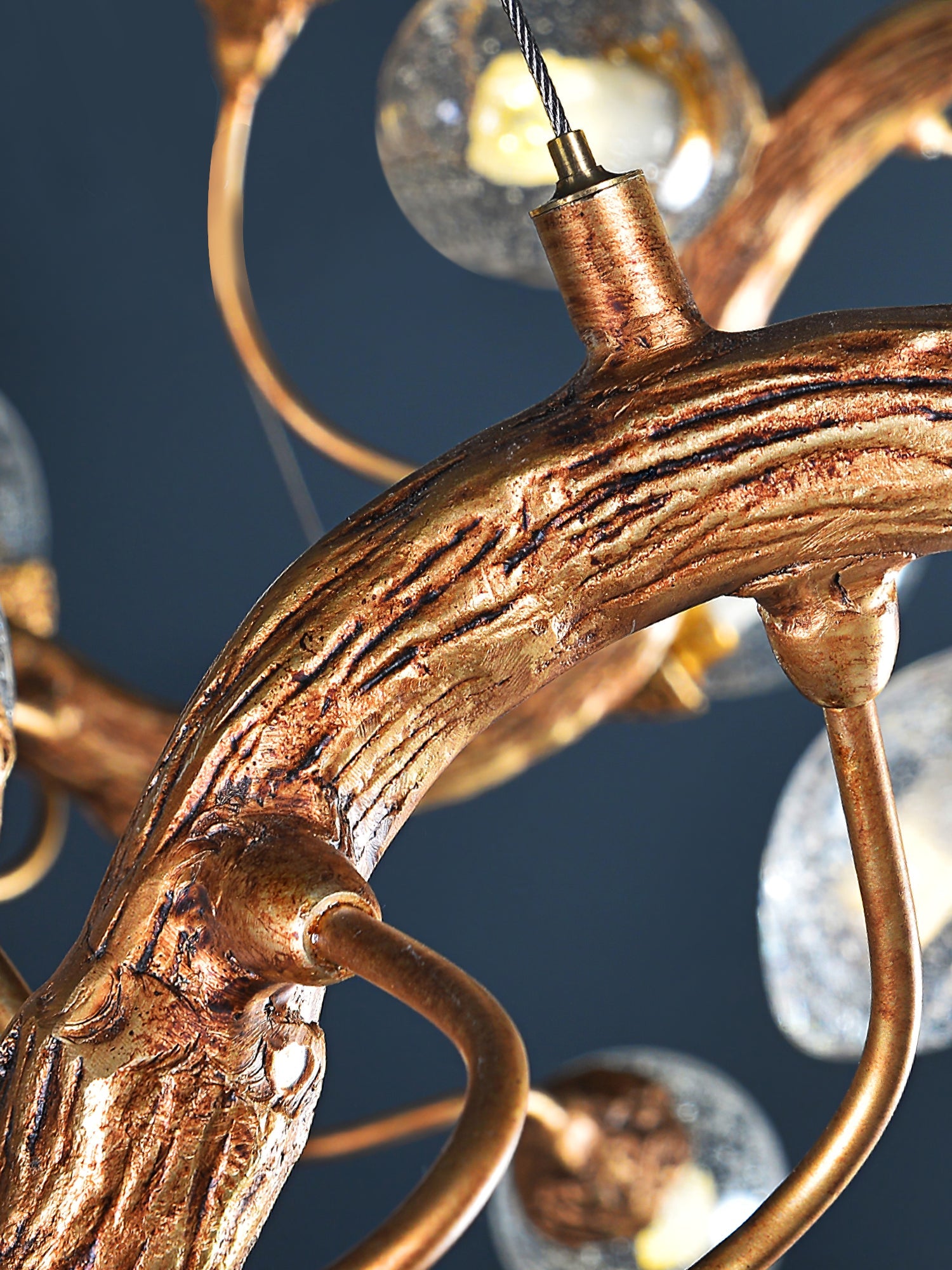 BLUMINGTON ORNATE BRASS LANTERN