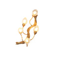 WINTHROP TARNISHED BRASS WALL SCONCE