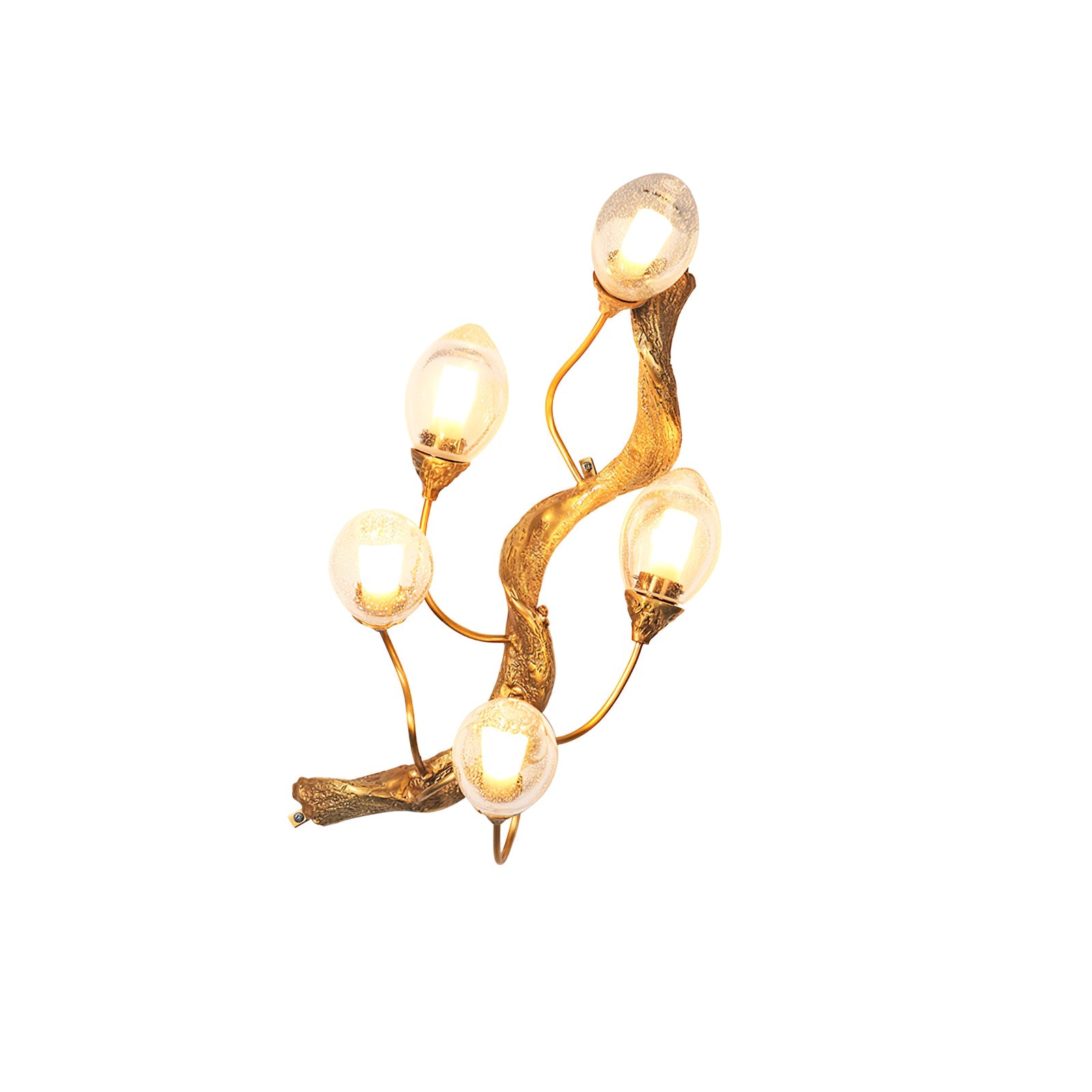 WINTHROP TARNISHED BRASS WALL SCONCE