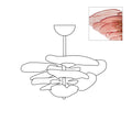Violet Petal Venetian Light Fixture