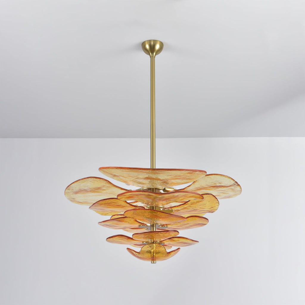 Violet Petal Venetian Light Fixture