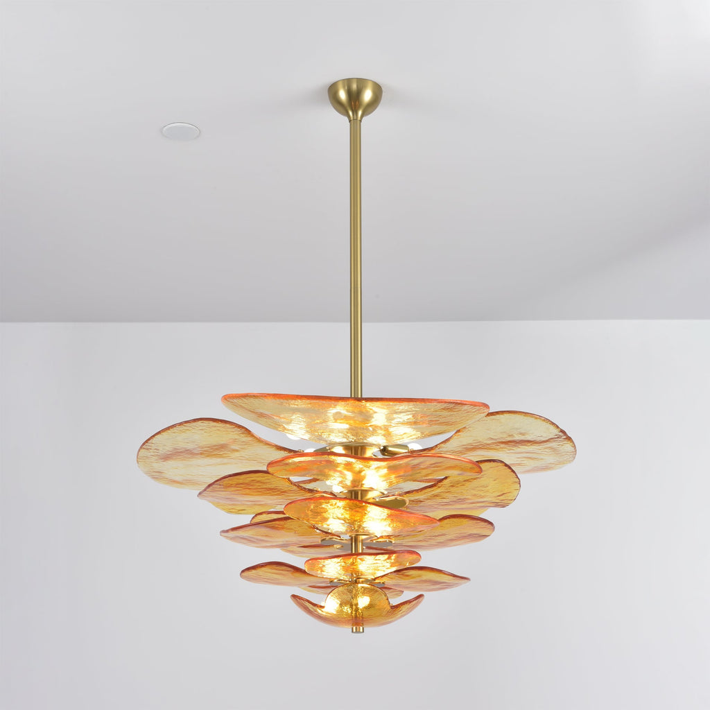 Violet Petal Venetian Light Fixture