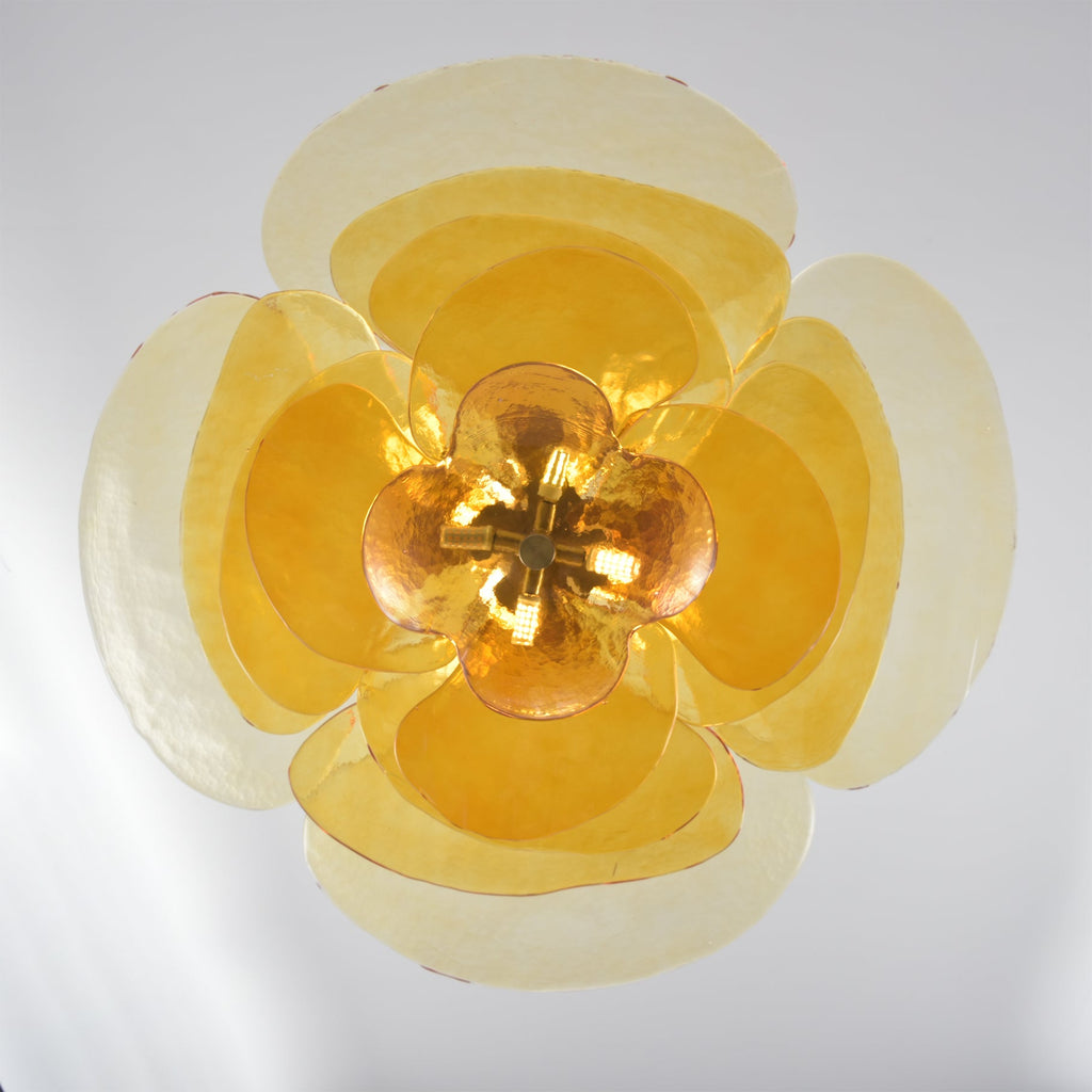 Violet Petal Venetian Light Fixture