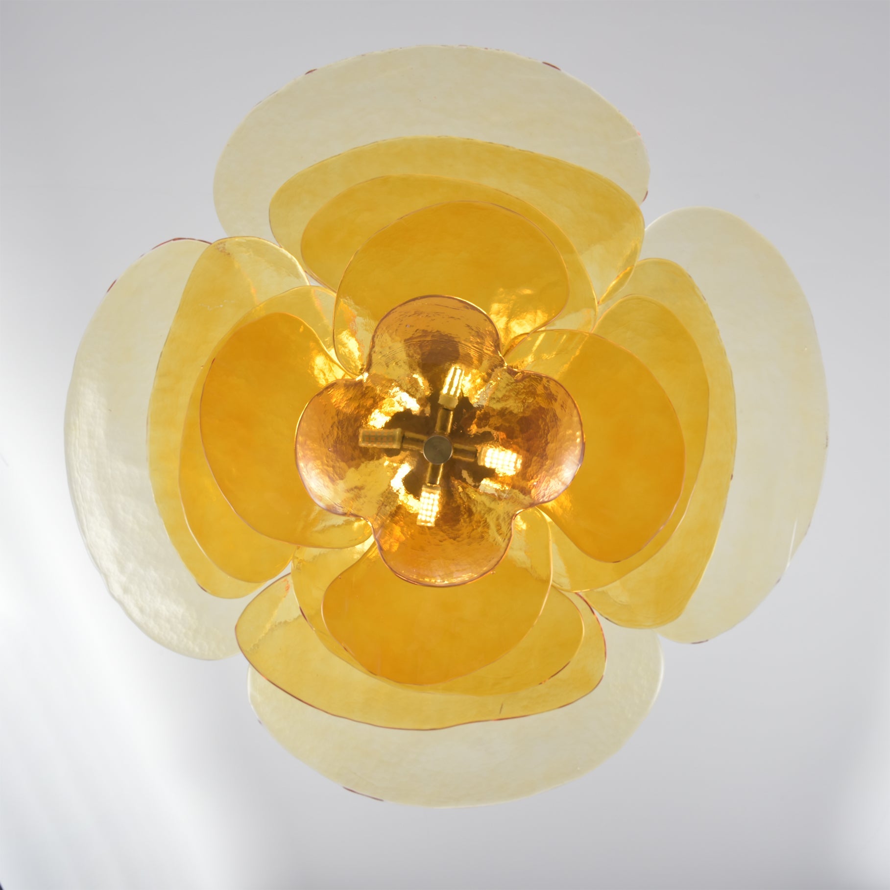 Violet Petal Venetian Light Fixture