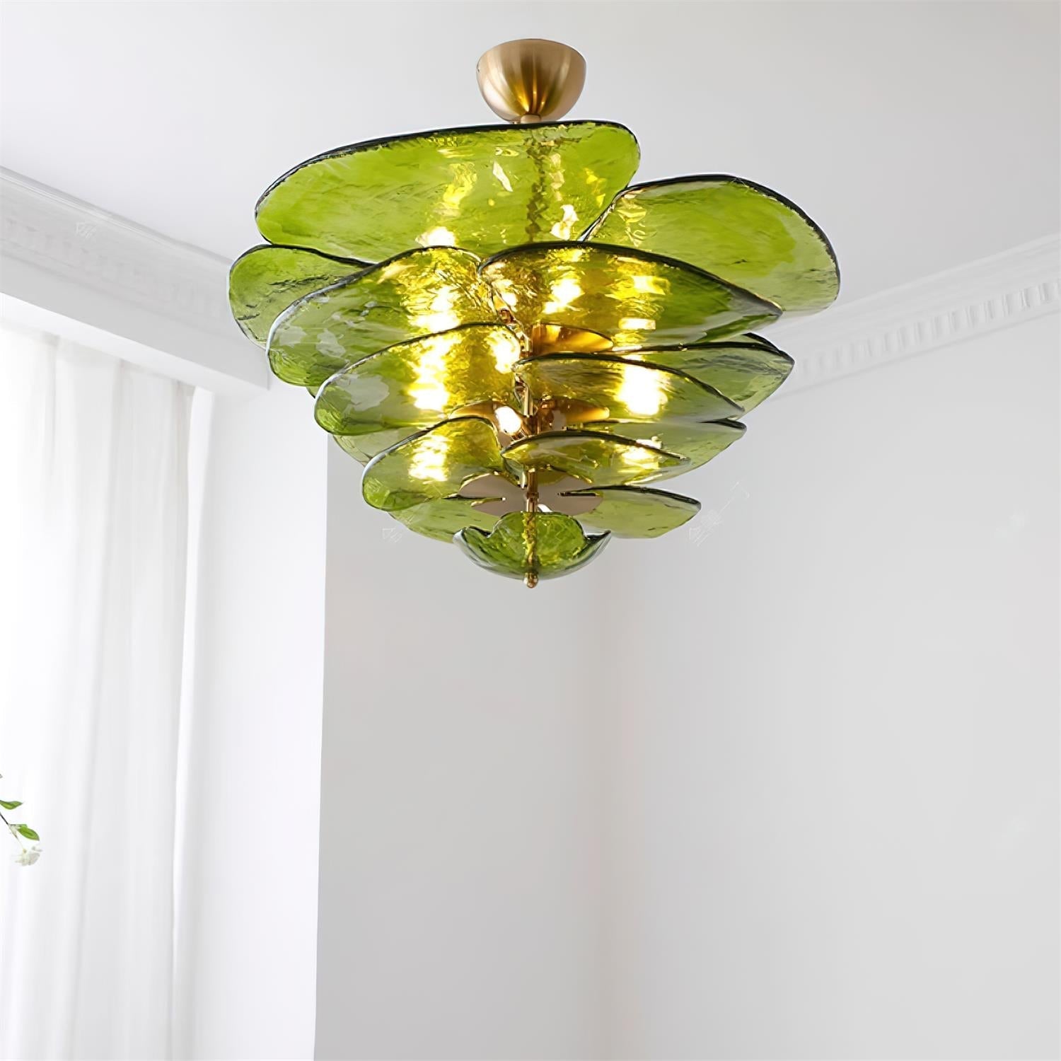 Violet Petal Venetian Light Fixture