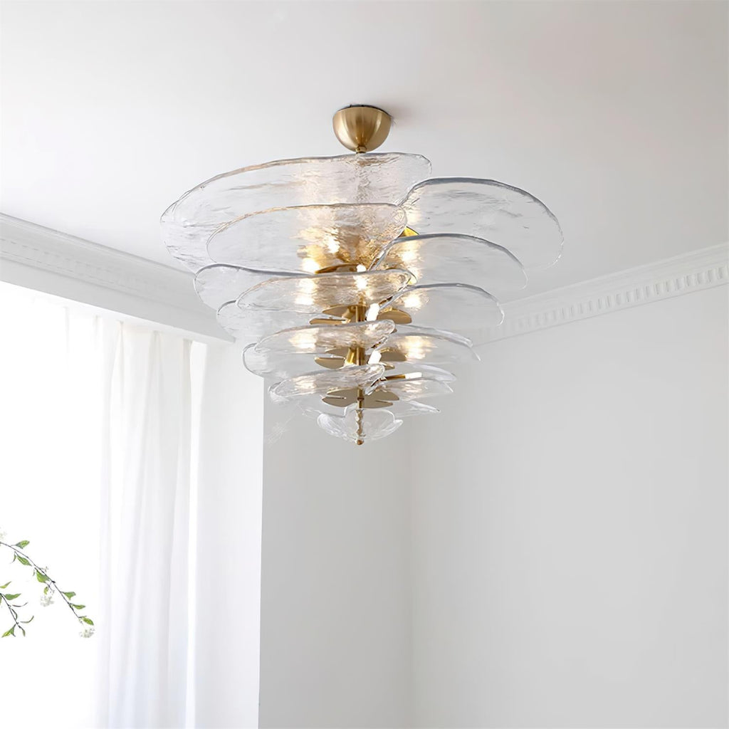 Violet Petal Venetian Light Fixture
