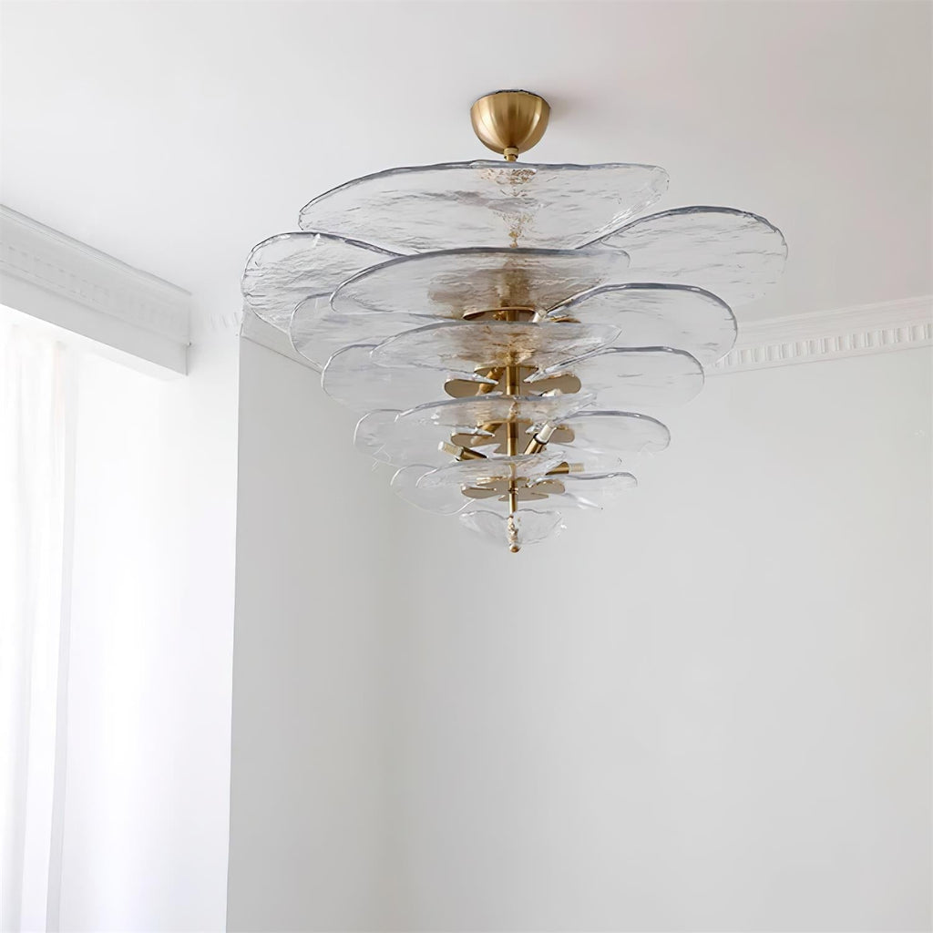 Violet Petal Venetian Light Fixture