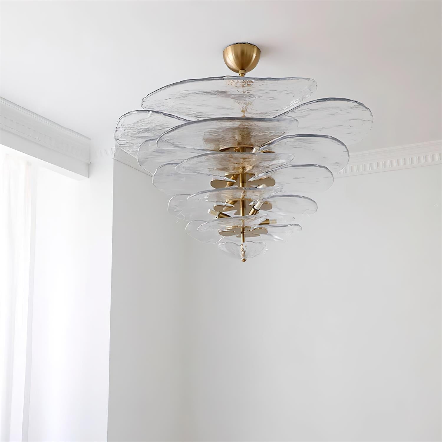 Violet Petal Venetian Light Fixture