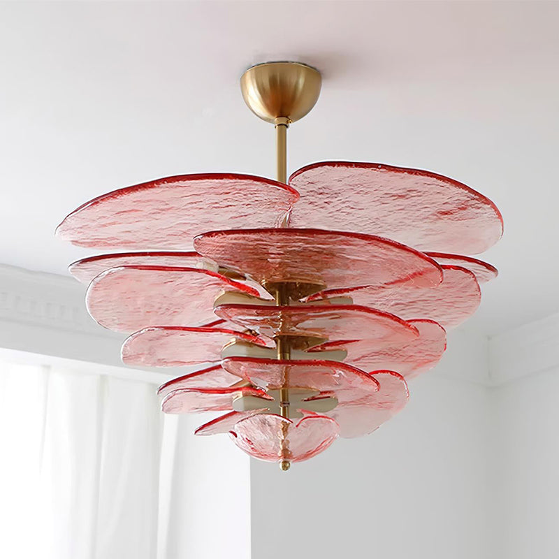 Violet Petal Venetian Light Fixture