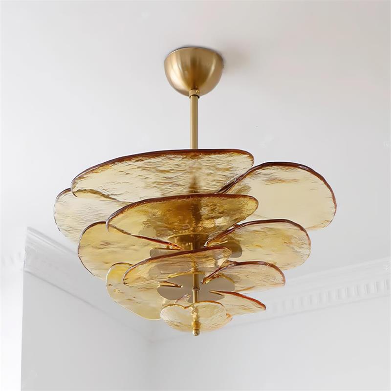 Violet Petal Venetian Light Fixture