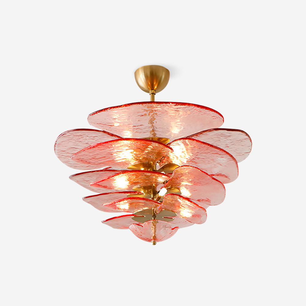 Violet Petal Venetian Light Fixture