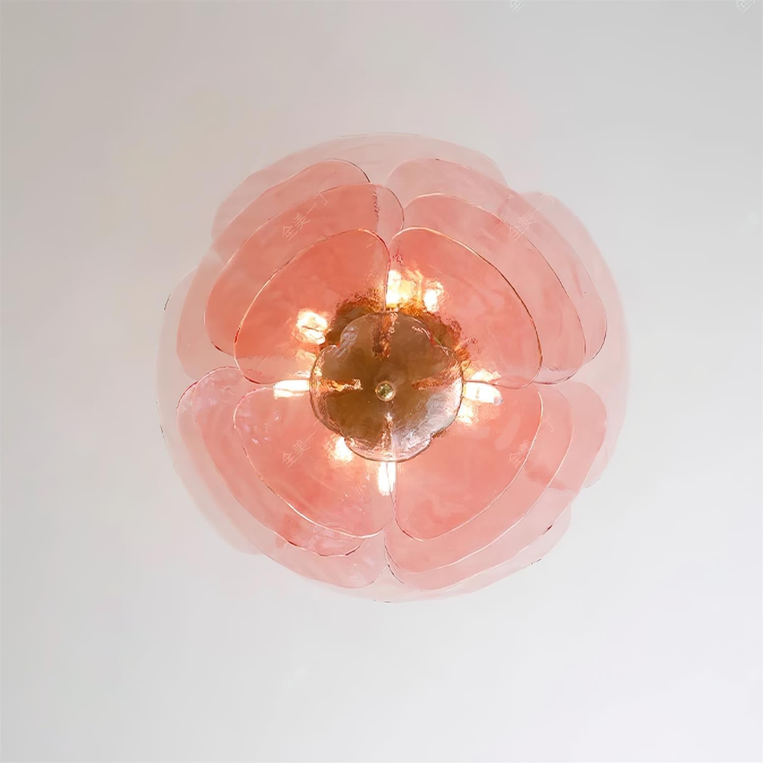 Violet Petal Venetian Light Fixture