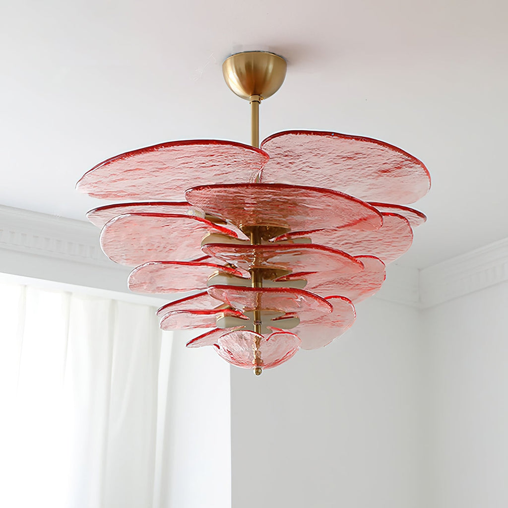 Violet Petal Venetian Light Fixture