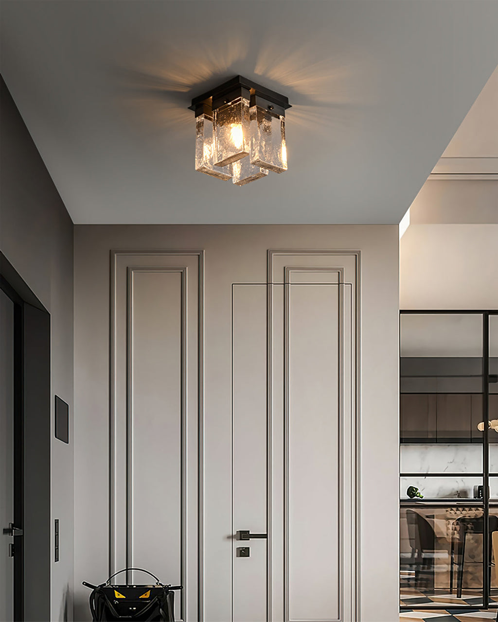 RAVENSHIRE CRYSTAL DOME HANGING LAMP