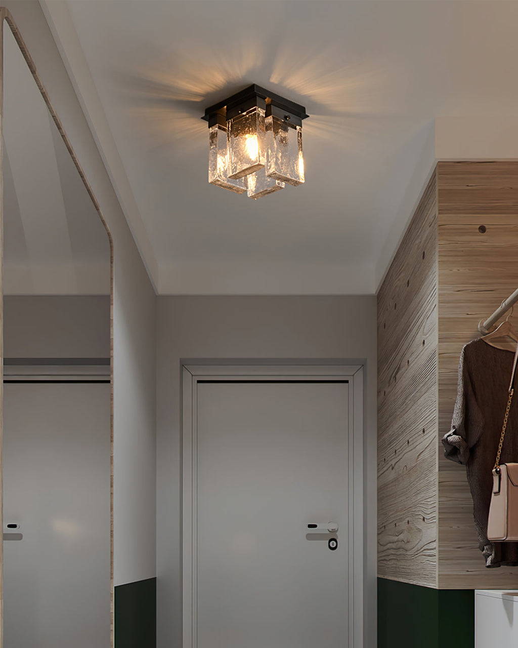 RAVENSHIRE CRYSTAL DOME HANGING LAMP