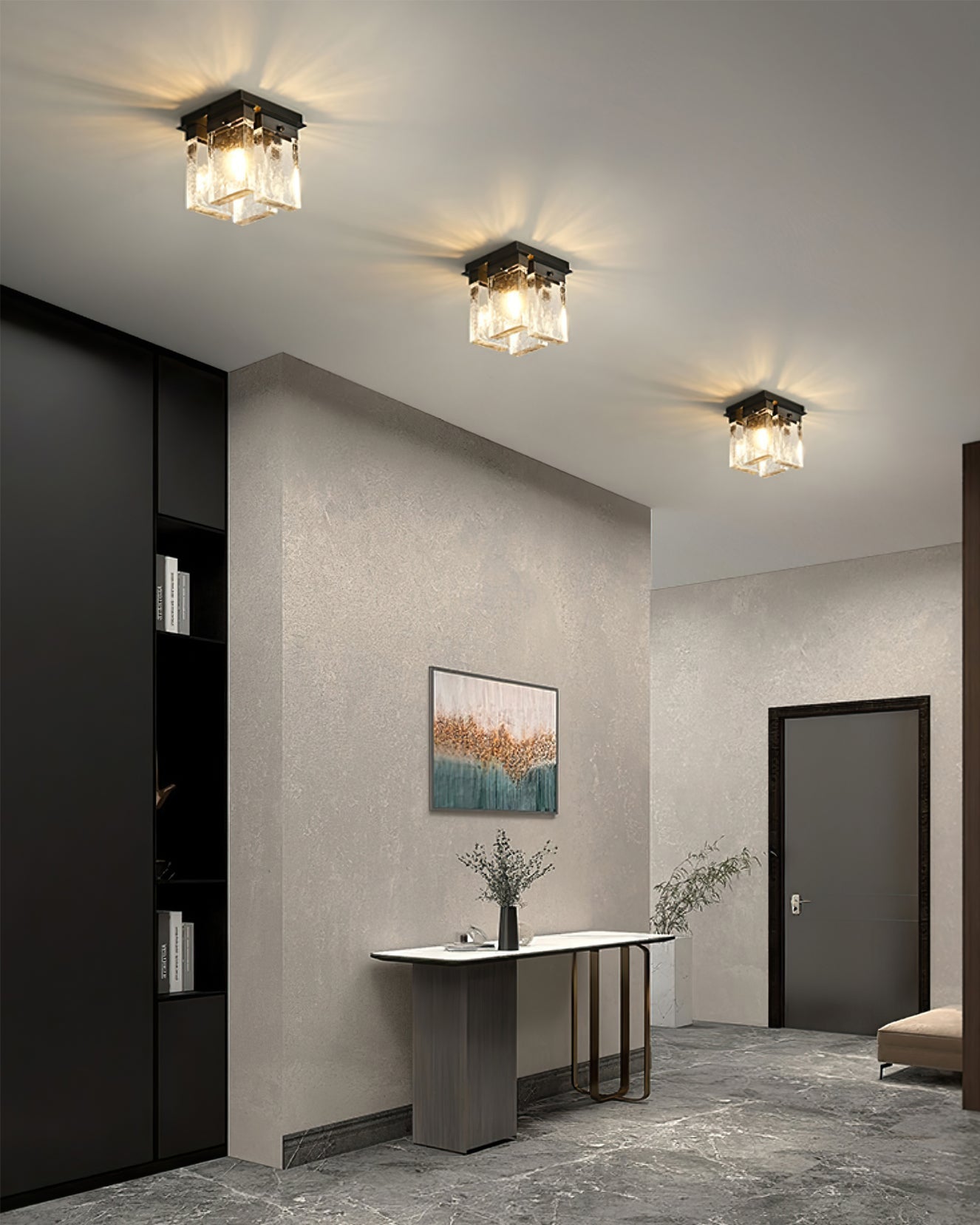 RAVENSHIRE CRYSTAL DOME HANGING LAMP