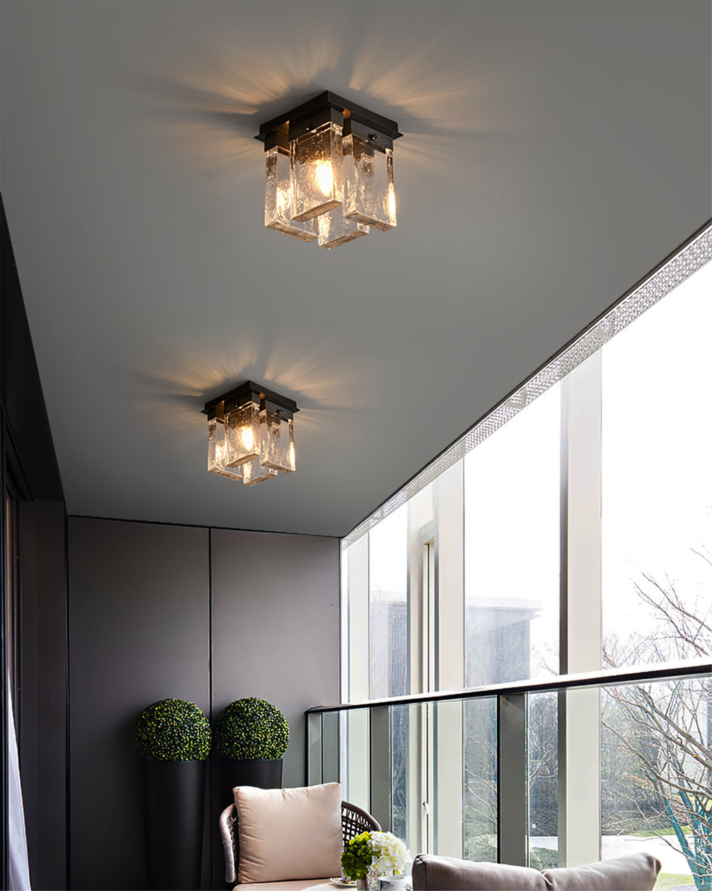RAVENSHIRE CRYSTAL DOME HANGING LAMP
