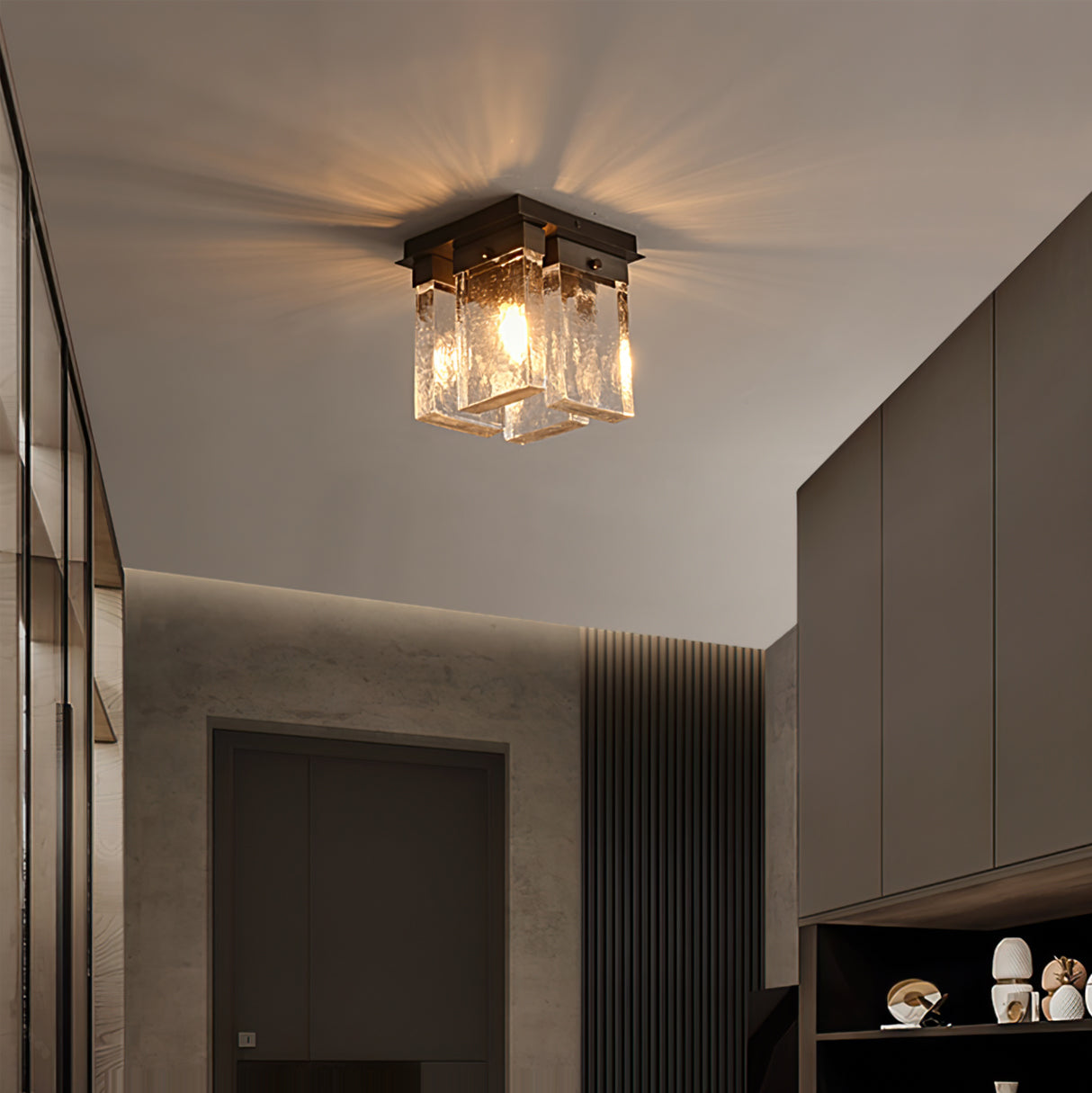 RAVENSHIRE CRYSTAL DOME HANGING LAMP