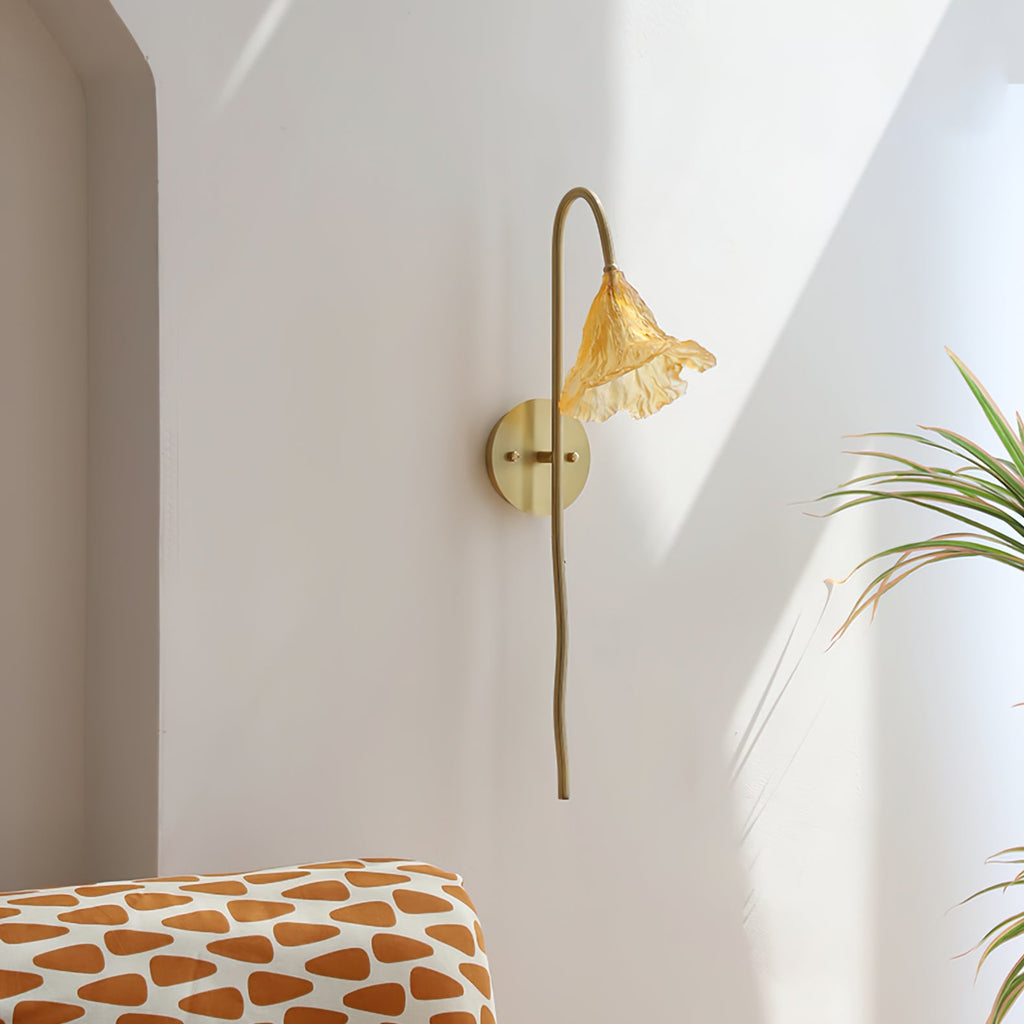 WINTERBOURNE AMBER GLOW WALL SCONCE