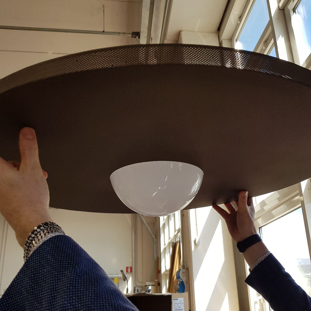 FENWICK MISTY GLASS HANGING LANTERN