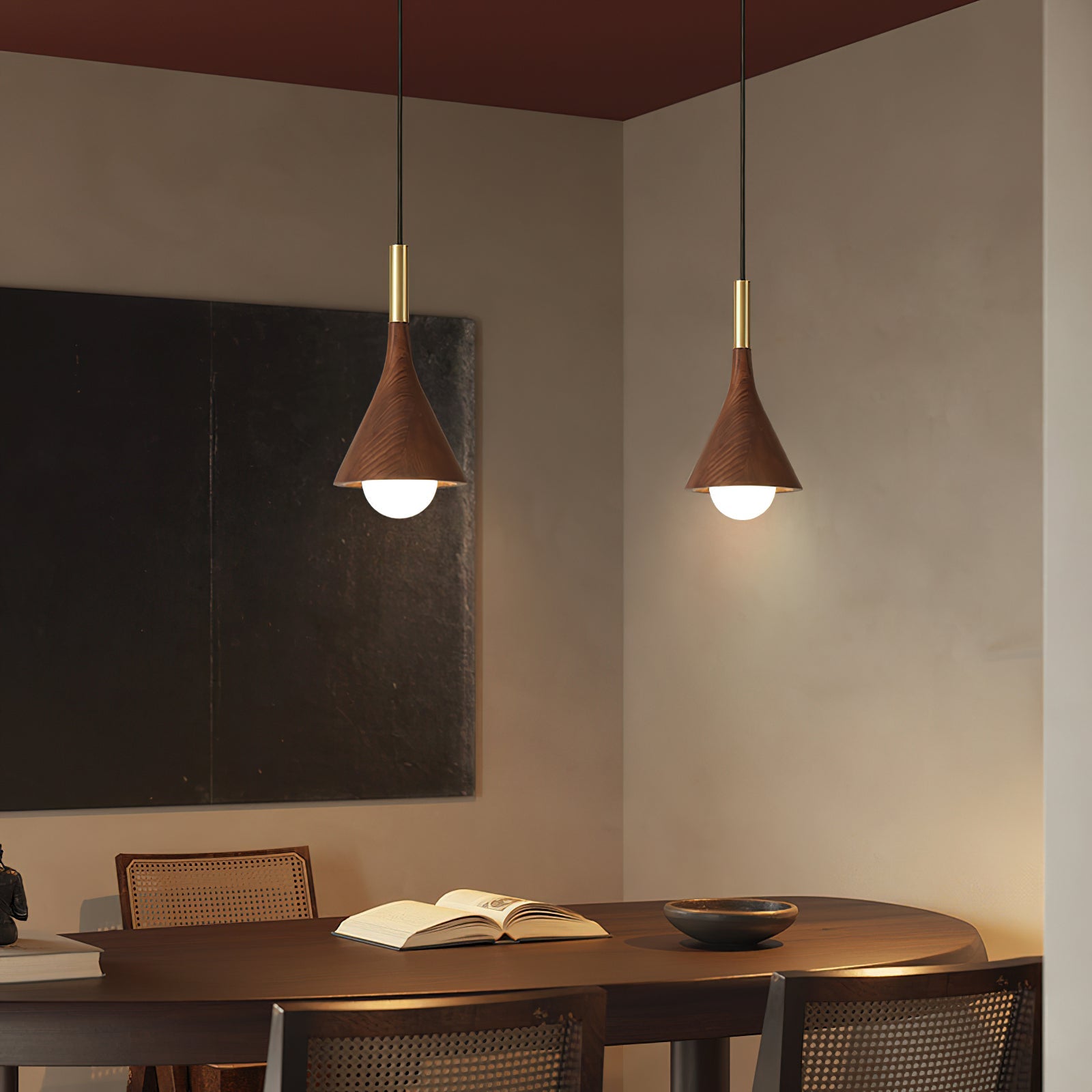 RAVENHALL MISTY GLASS HANGING LANTERN