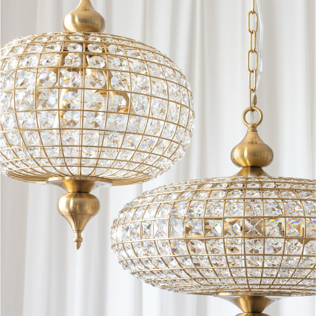 FELICITY CRYSTAL DROPLET HANGING LAMP