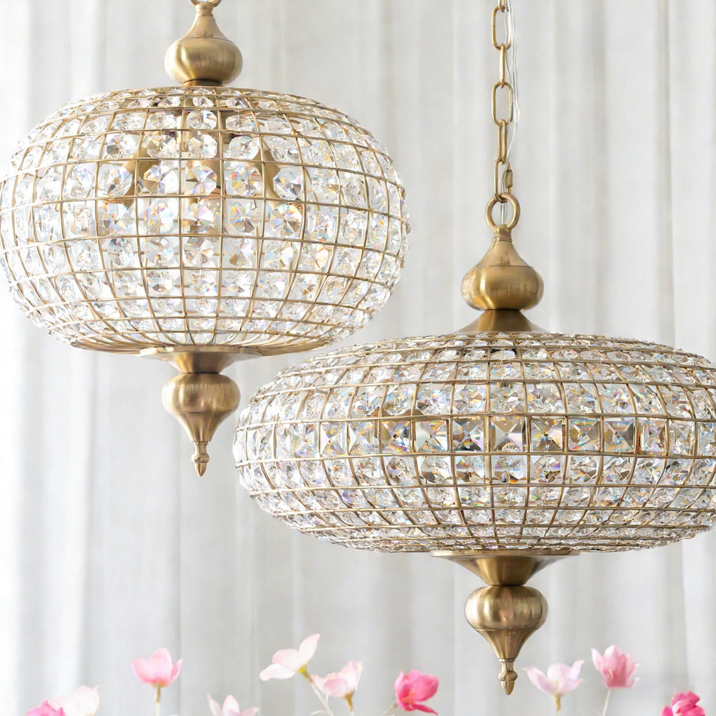 FELICITY CRYSTAL DROPLET HANGING LAMP