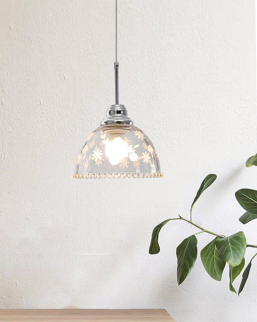 Clara Belle Crystal Drop Pendant