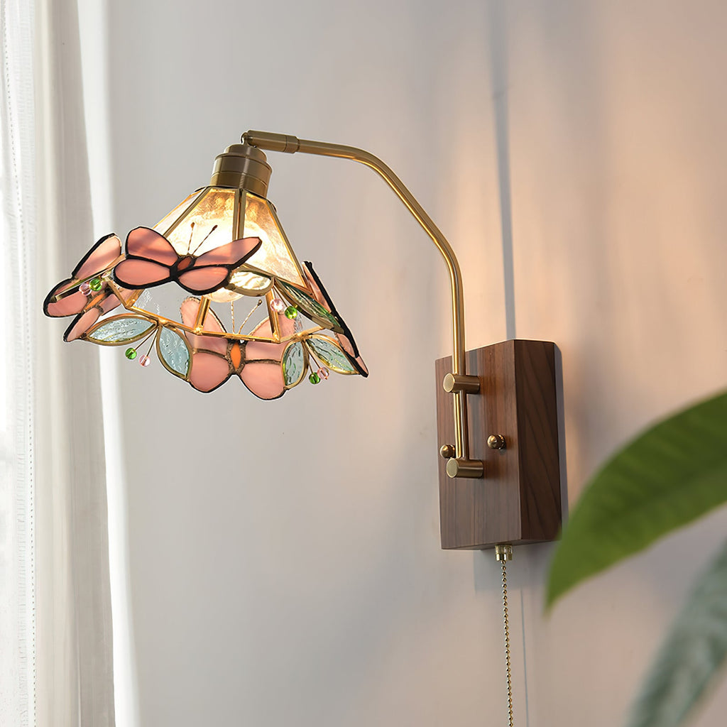 FLEETWOOD GARDEN BUTTERFLY ILLUMINATION WALL SCONCE
